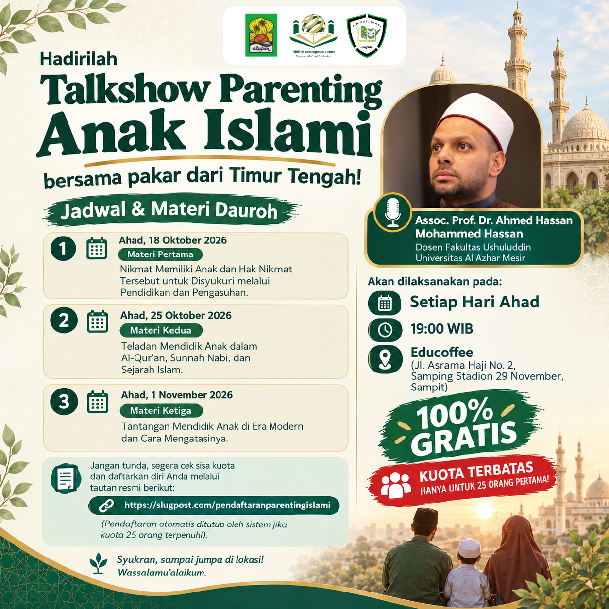 Flyer Talkshow Parenting Islam